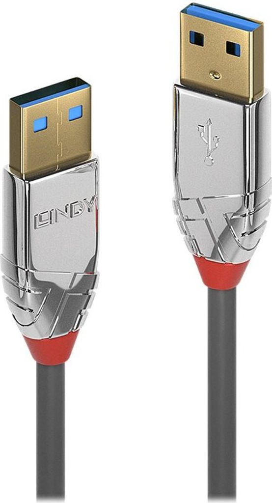 LINDY USB 3.0 Kabel Typ A/A Cromo Line M/M 1m