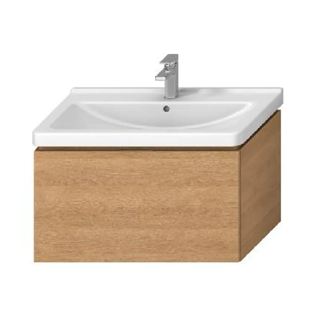 Meuble sous vasque 840 mm Jika Cubito en chêne robuste H40J4263015191
