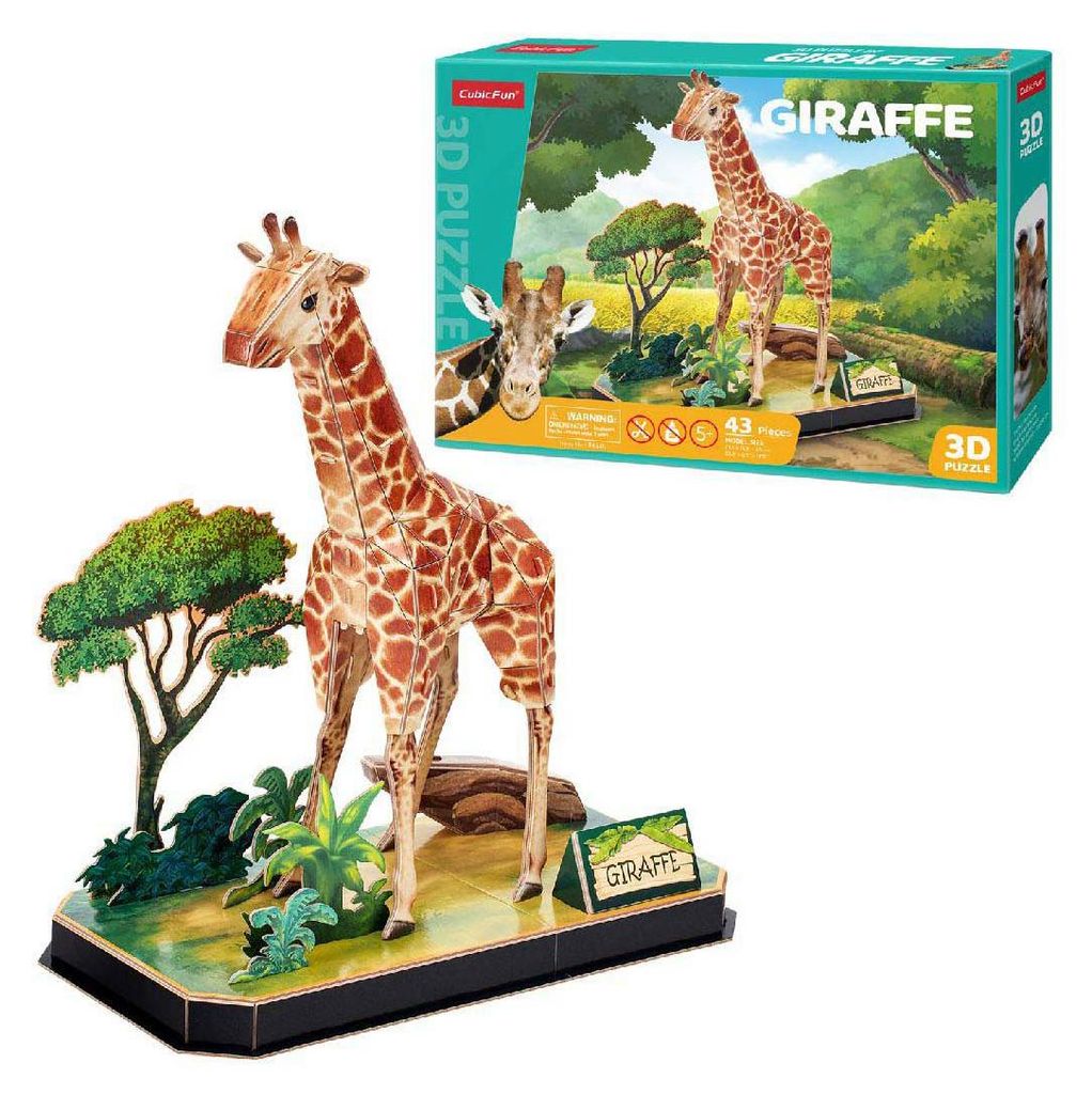 CubicFun Giraffe – 3D-Puzzle – National Geographic