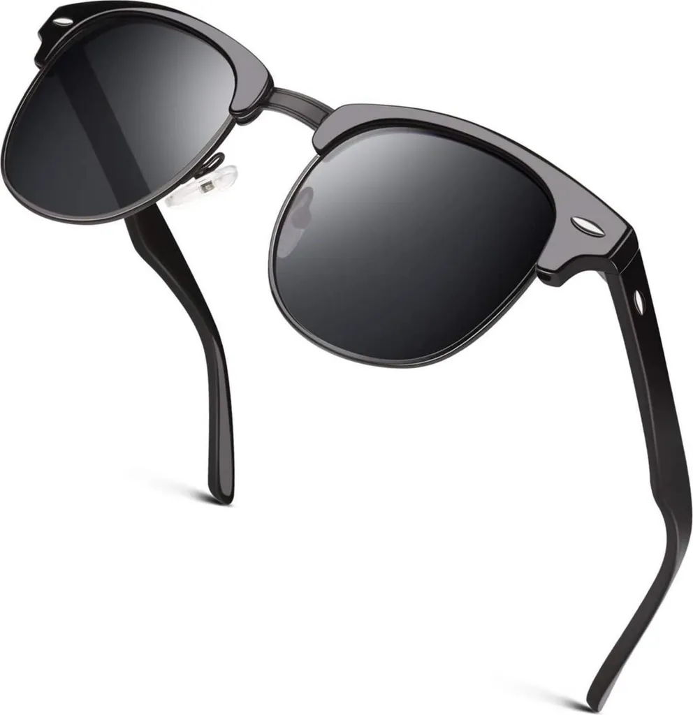 GQUEEN Professional Horn Sunglasses - Occhiali Sole Polarizzati UV400