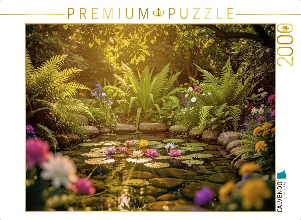 CALVENDO Puzzle Pure Entspannung im Blick. | 2000 Teile Lege-Größe 90x67cm Foto-Puzzle für glückliche Stunden