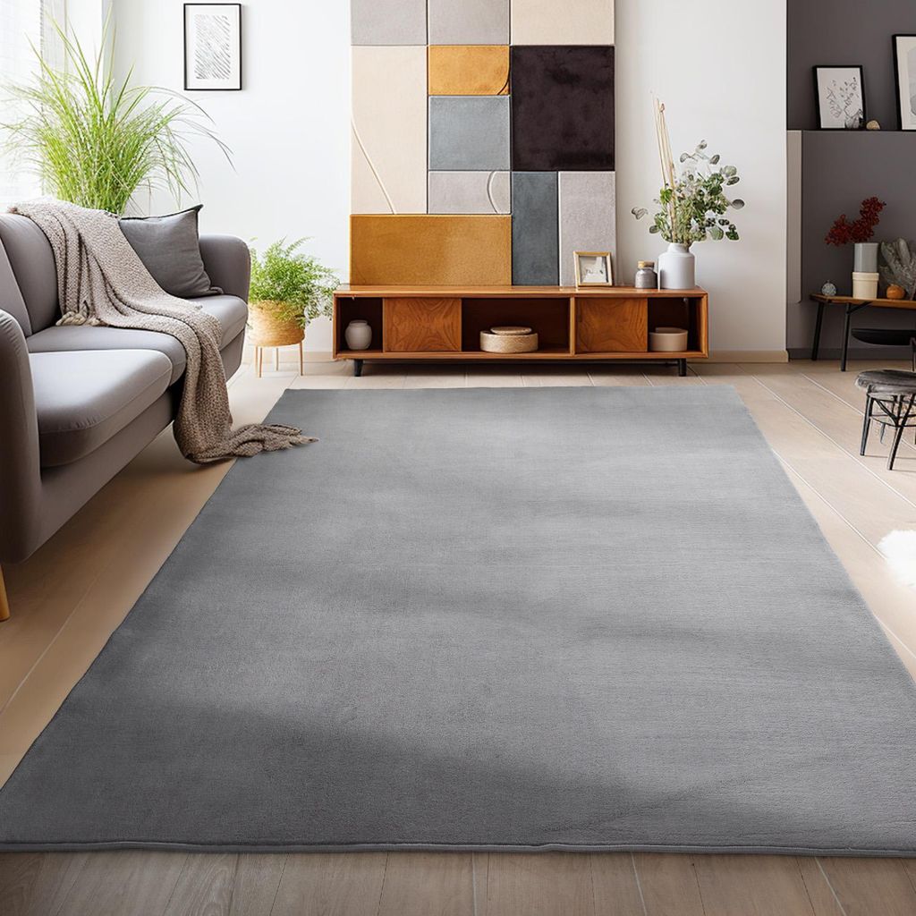 Homebyhome Waschbarer Kurzflor Teppich - Rutschfest, Produktbild 