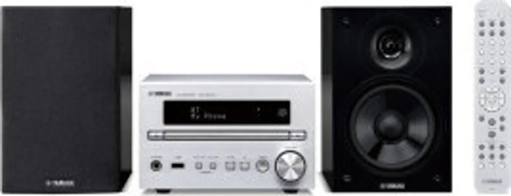 Chaîne Hi-Fi Compacte Yamaha MCR-B370DAB Argent et Enceintes NSBP112