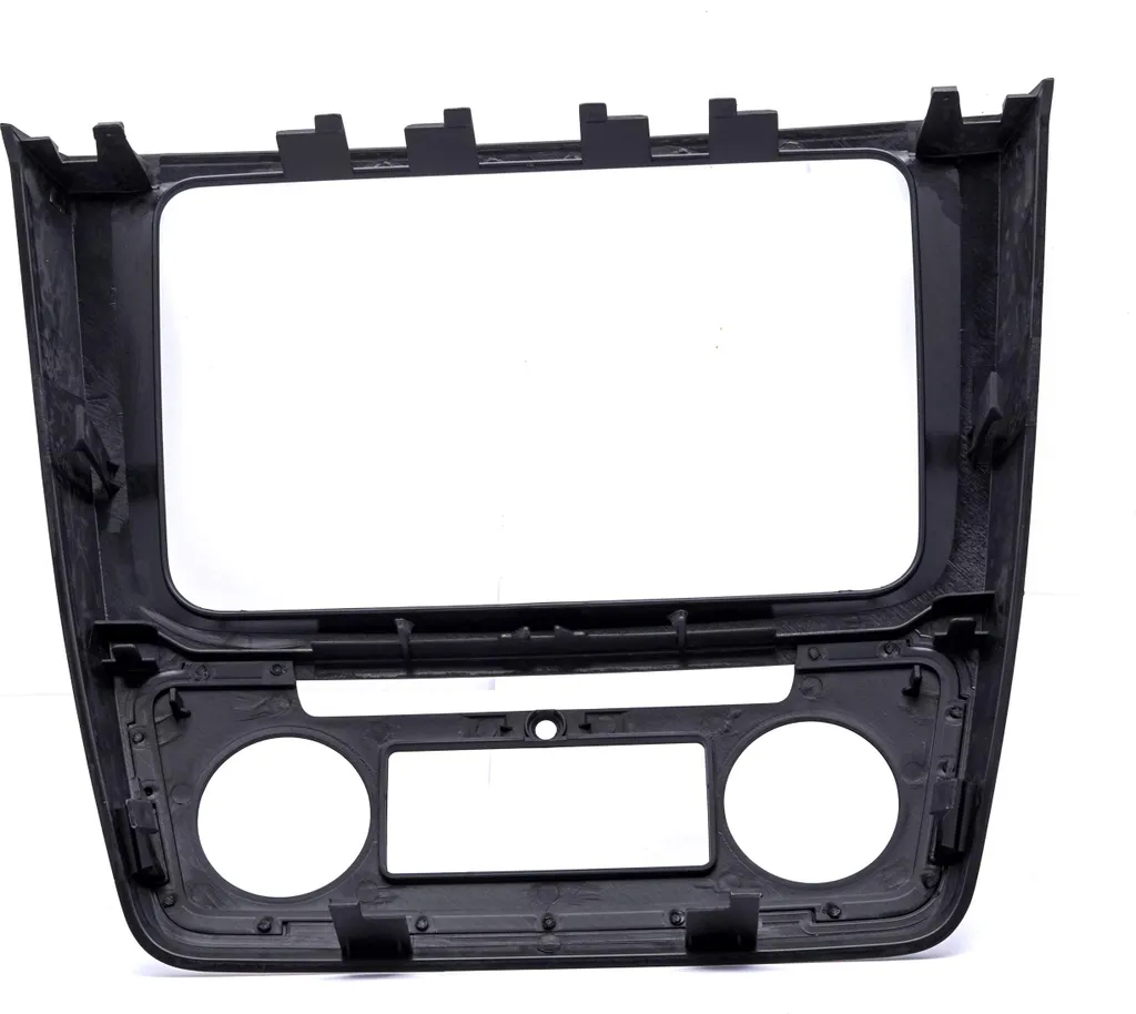 Façade autoradio double DIN Skoda Yeti 2009 à 2017 pour console Auto AC
