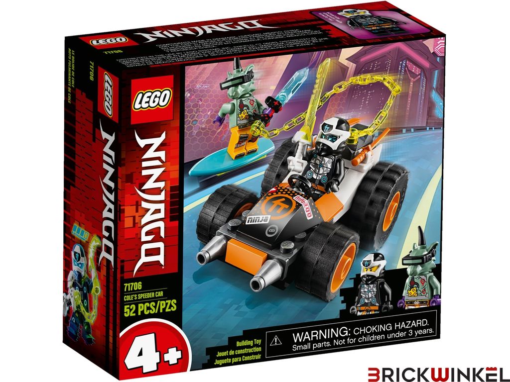 LEGO 71706 NINJAGO 4+ Cole Speeder, Prime Empire Voiture de Image du produit 