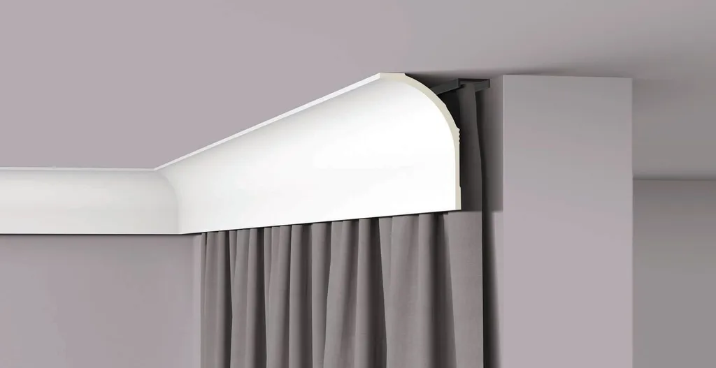 Corniche décorative ARSTYL AD23 NMC en polyuréthane pour LED - 2 mètres - 10