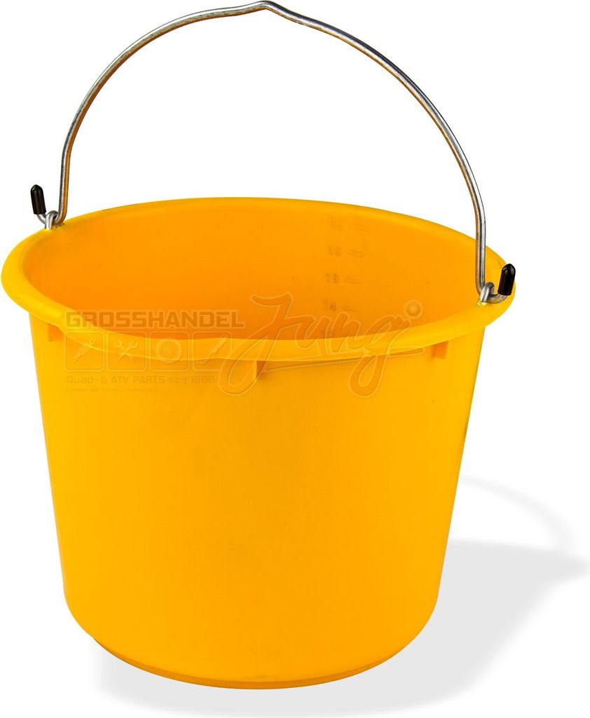 Baueimer 20 Liter kranbar gelb
