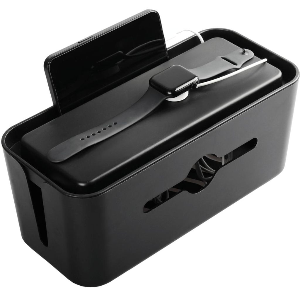 Kabelbox Kabelmanagement Box mit Belüftung Steckdosenbox Produktbild 
