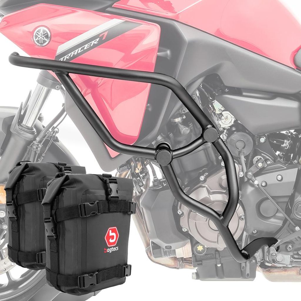 Set Sturzbügel + Taschen für Yamaha Tracer 7 / GT 21-24 Motoguard KT16