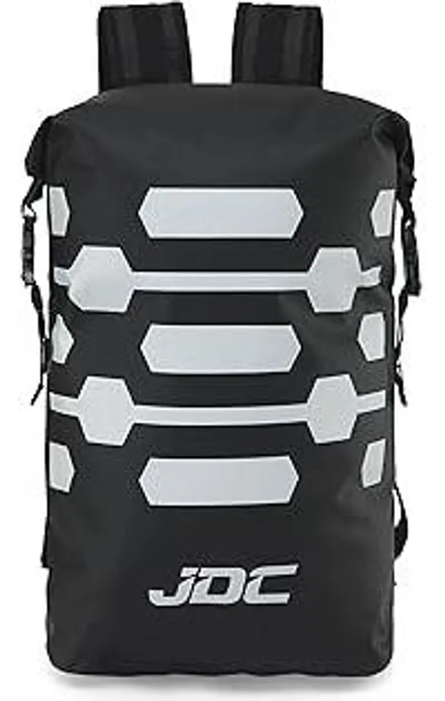 Zaino Moto Urban JDC 25L: Design Riflettente e Impermeabile al 100%
