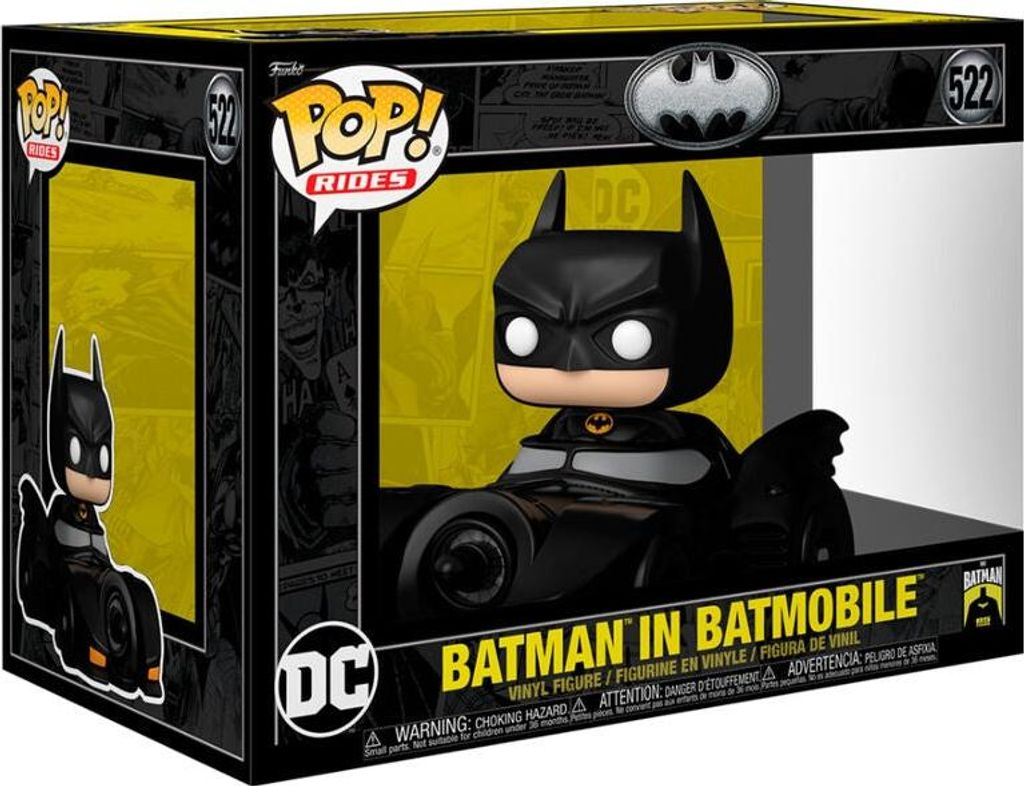 Batman Batmobil-Figur, Deluxe-Größe, Actionspielzeug für Sammler