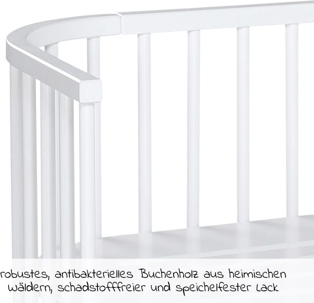 babybay Maxi Beistellbett, weiß lackiert Produktbild 15