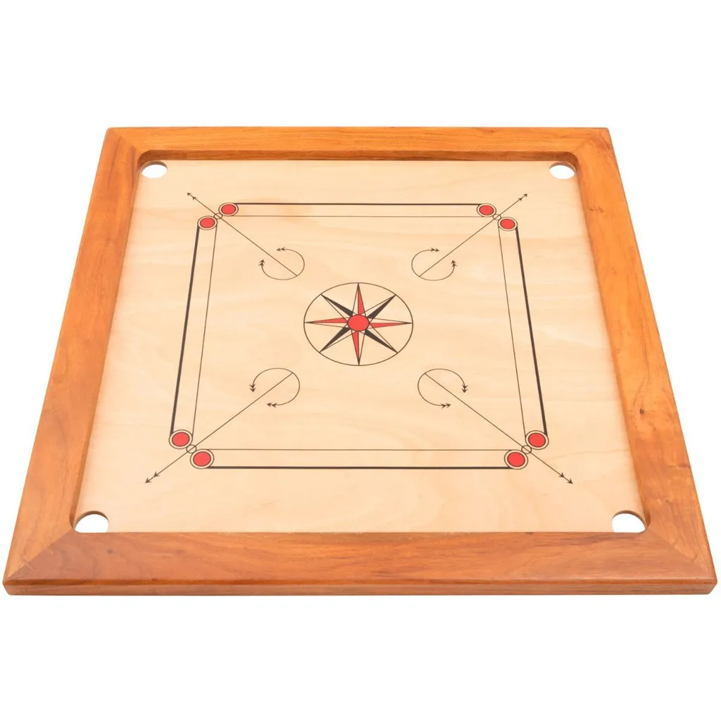 Table de Carrom de salon de taille officielle pour tournoi en bois