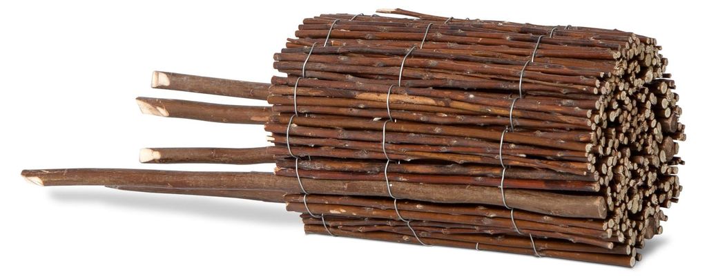 Windhager Beeteinfassung Weide, 100 x 20/35 cm, langlebig Produktbild 