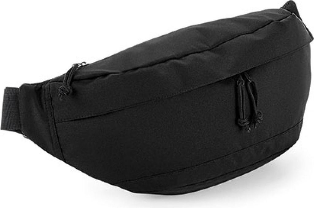 BagBase BG143 | Bauchtasche Oversized Across Body Bag - 47 x 20 x 8 cm - Farbe: Black - Größe: 47 x 20 x 8 cm