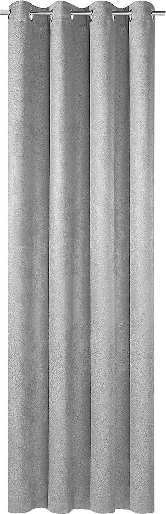 Gerster Ösenschal geprägt 145 cm x 245 cm, silber
