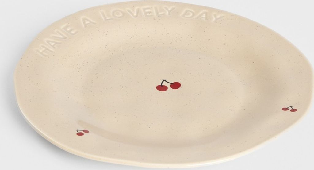 HOMLA ISERNIA talerz z wiśniami 20 cm Zdjęcie produktu 