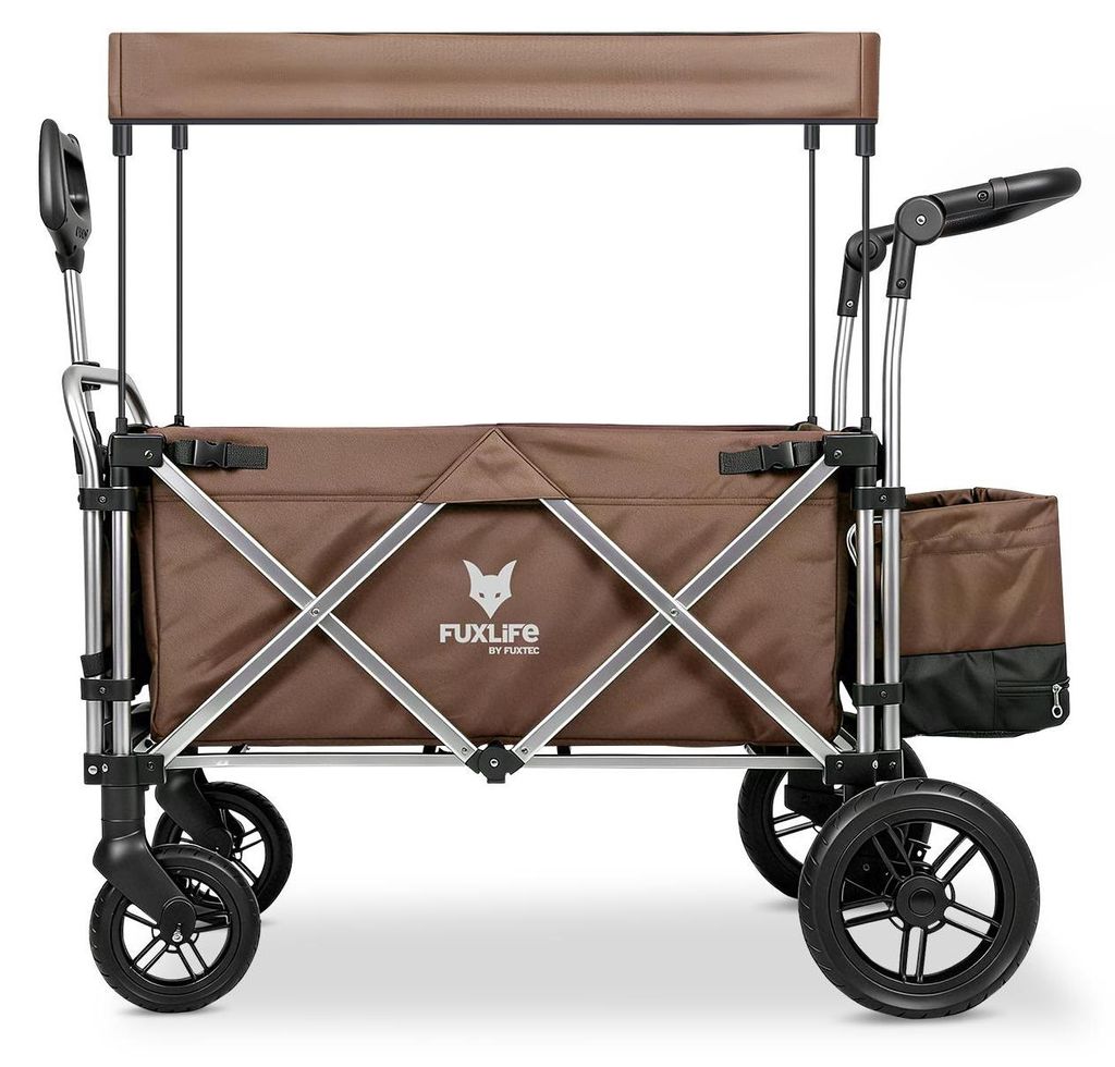 FUXLIFE by FUXTEC Bollerwagen FX-CTL900 Braun - Premium Produktbild 