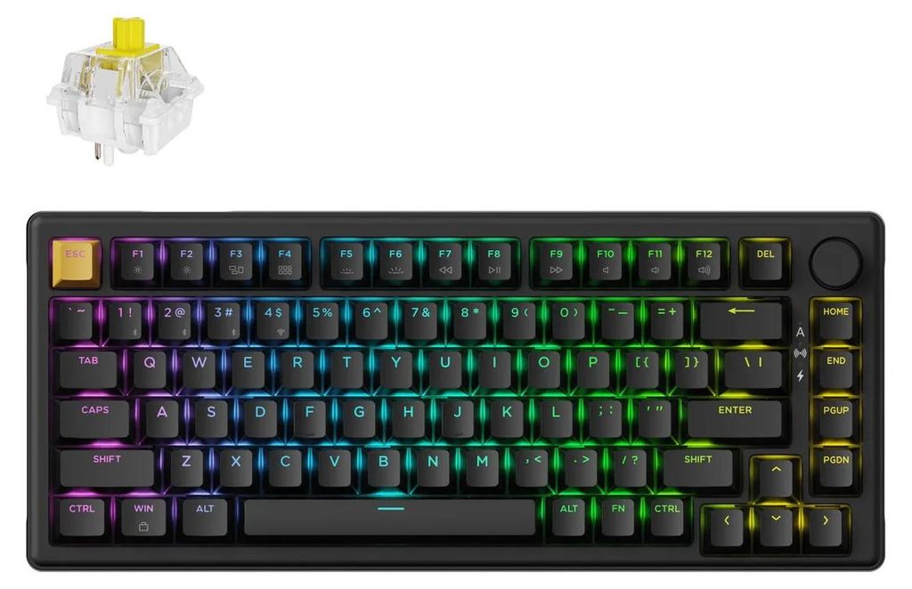 Clavier mécanique sans fil Keychron J2, compatible QMK, Image du produit 