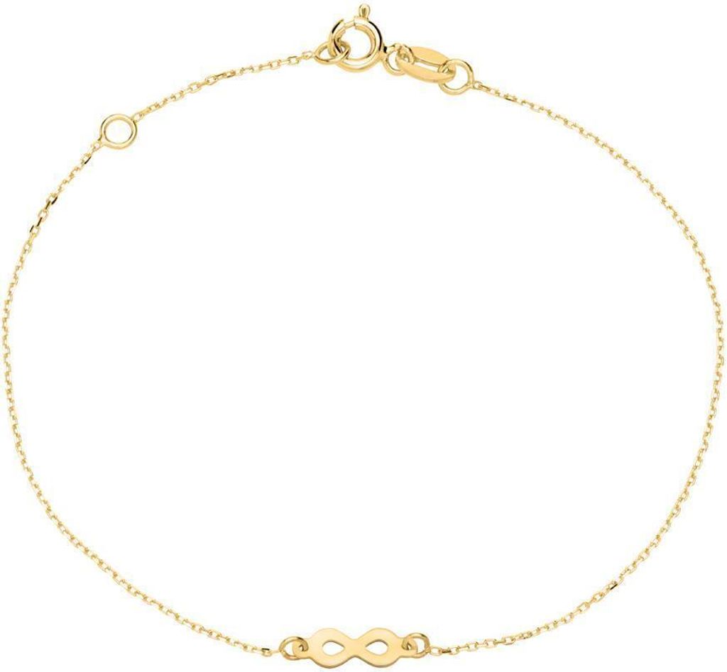 9K Goldarmband Infinity für Damen von Unique