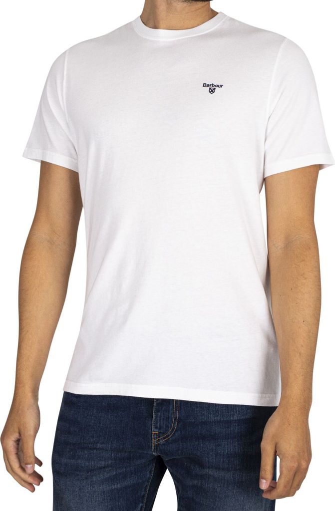 Barbour Sport-T-Shirt, Weiß XXL