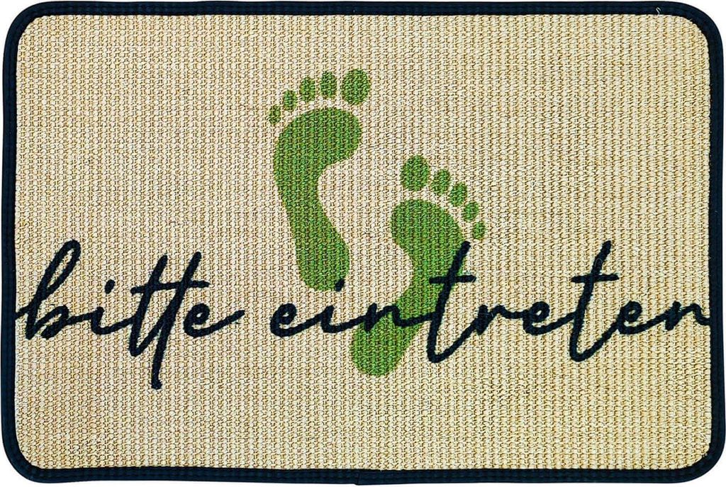 WohnDirect Fußmatte ECO-SISAL Grün 40 x 60 cm