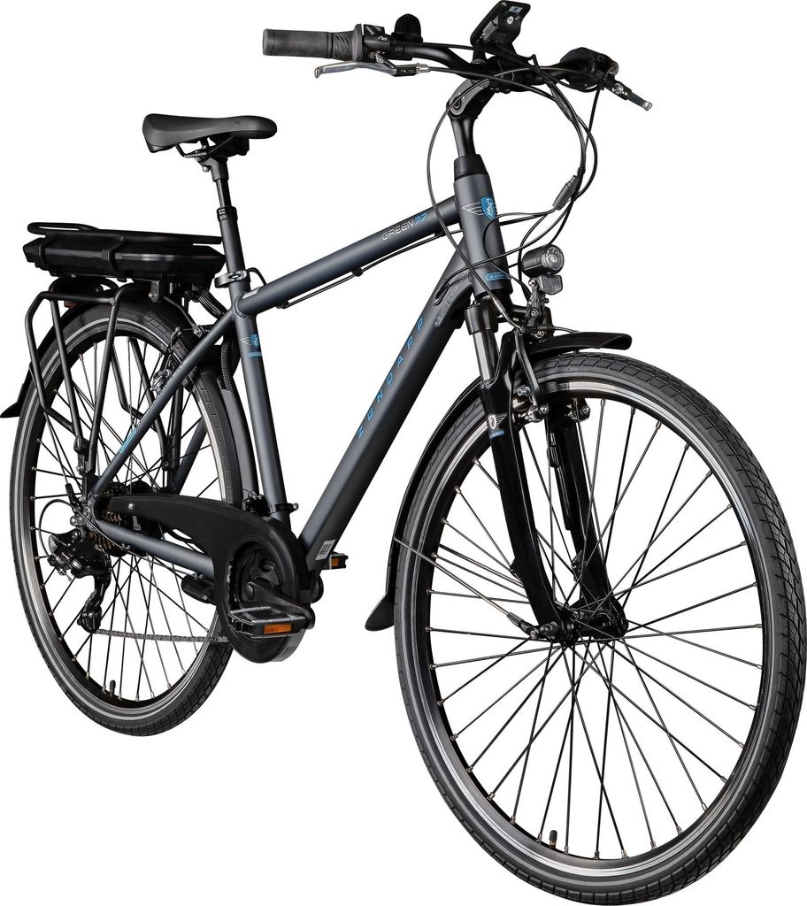 Zündapp Green 7.7 E-Bike Herren Trekkingrad 28 Zoll 155 - 185 cm mit 21 Gängen