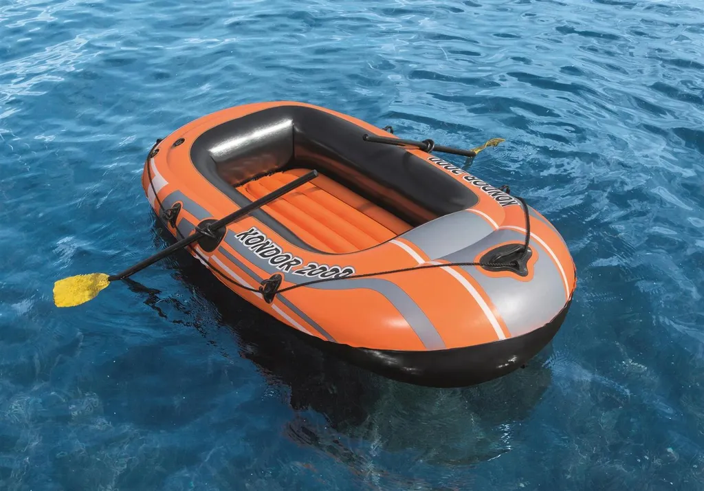 Bateau de plage pour lac et mer Bestway Hydro-Force Raft Set 61062 - 42