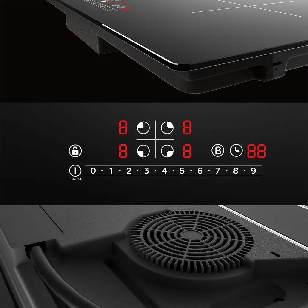 Table de Cuisson Induction 60 cm Booster Puissance 7200W CIARRA VM4BBIH