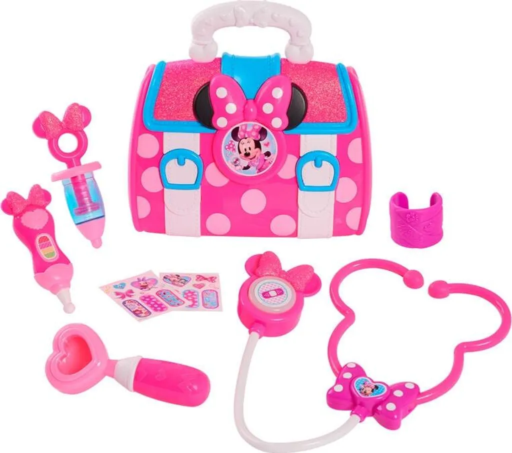 Minnie Mouse Disney Mallette Docteur avec Accessoires de Jeu Enfant