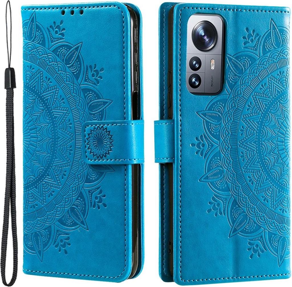 Hülle für Xiaomi 12/12X Handyhülle Flip Case Cover Handy Tasche Etui Mandala