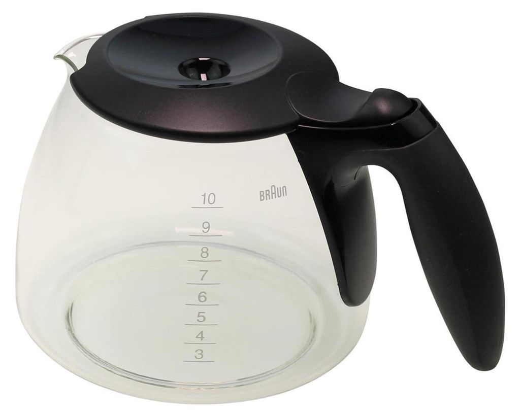 Braun Glaskanne KFK 500 sw passend für KF 500 Serie Produktbild 