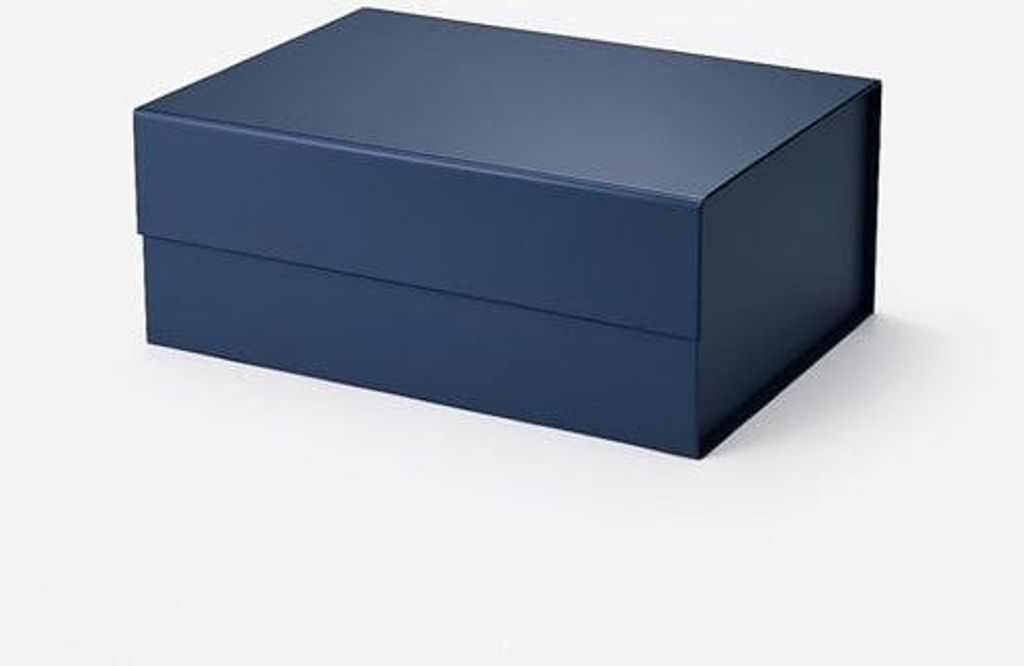 Magnetische Geschenkbox, dunkelblau, 235 x 170 x 100 mm Produktbild 