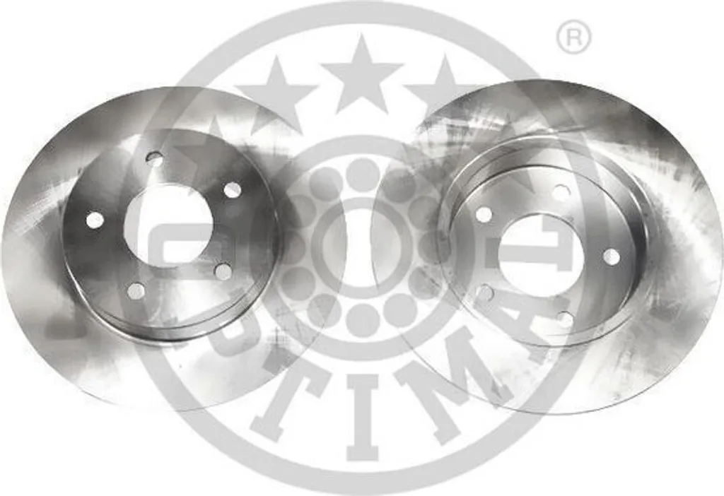 2 Disques de frein arrière OPTIMAL BS-8116C pour Nissan Almera Tino V10