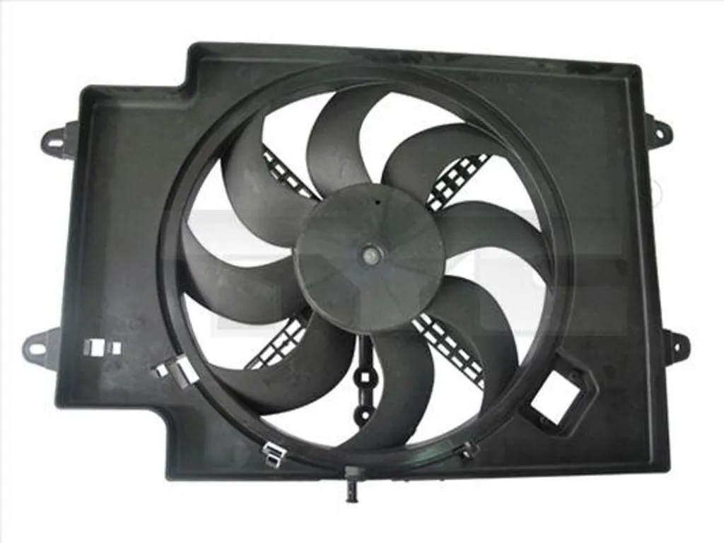 Ventilateur de radiateur robuste TYC 801-0001 avec moteur électrique 12V
