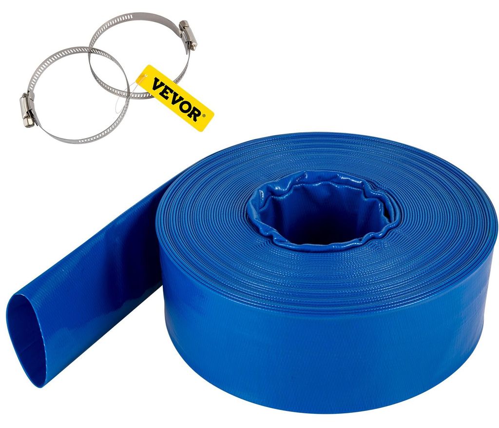 Tubo di scarico VEVOR, 1-1/2" x 105', tubo piatto in Immagine del prodotto 
