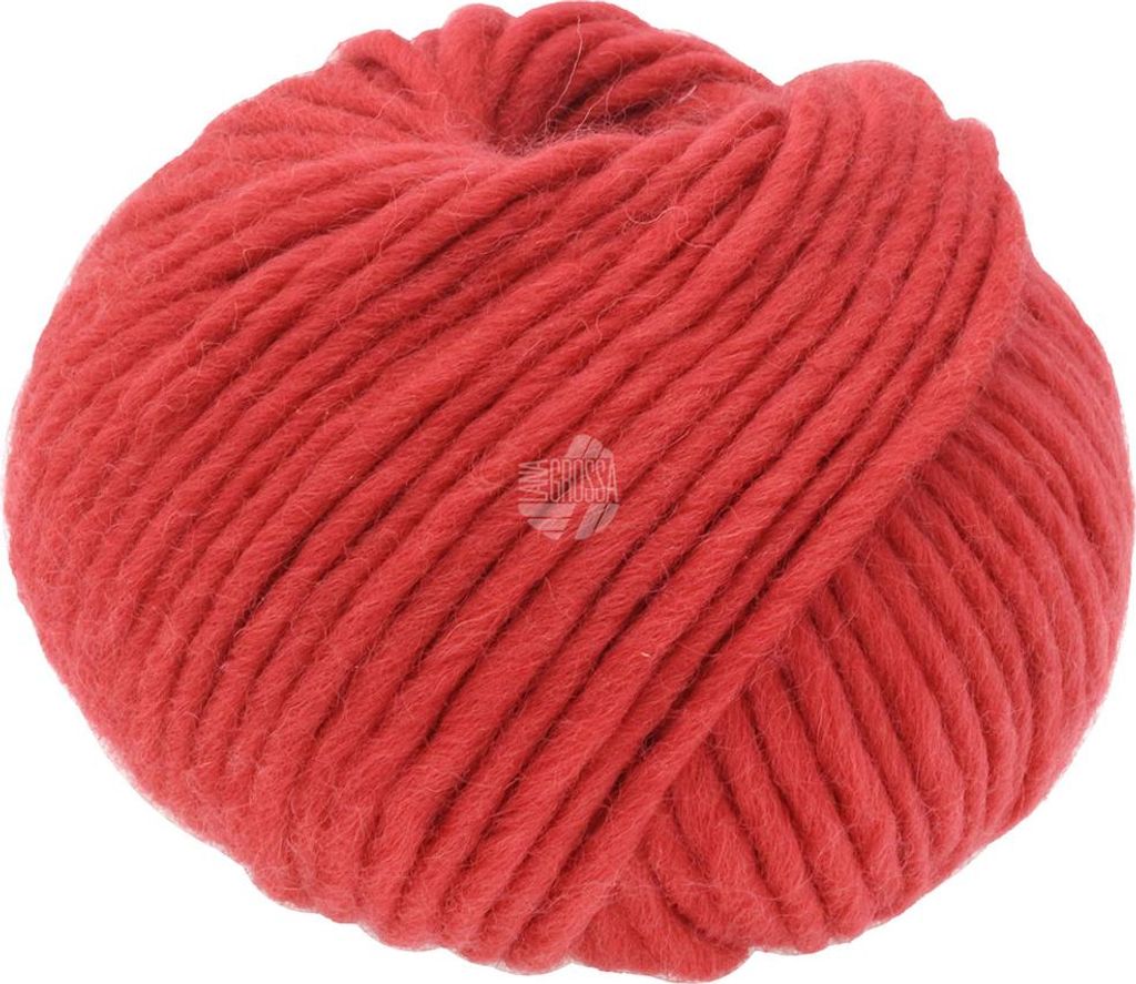 A ball of red yarn.