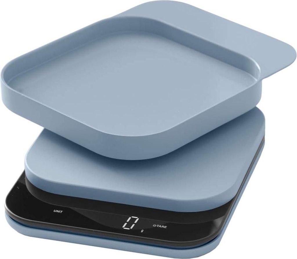 Rosti Mensura Küchenwaage digital dusty blue