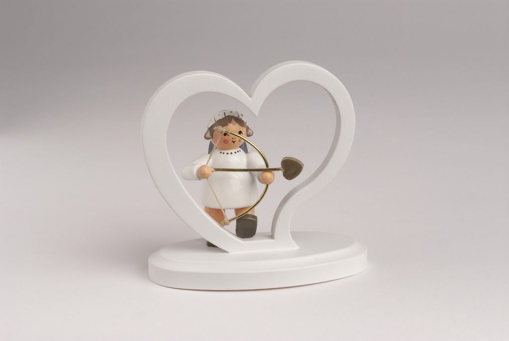 Engelbuchstabe Herz "Amor" (7cm) von KWO Produktbild 