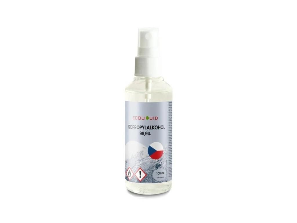 Ecoliquid Isopropylalkohol 99,9% IPA 0,1 l; Odmašťuje, Obrázek produktu 