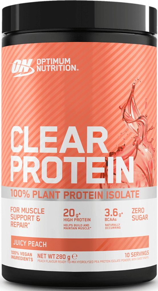 Optimum Nutrition Clear Vegan Protein (280g) Juicy Peach - Eiweiße - Klares Protein