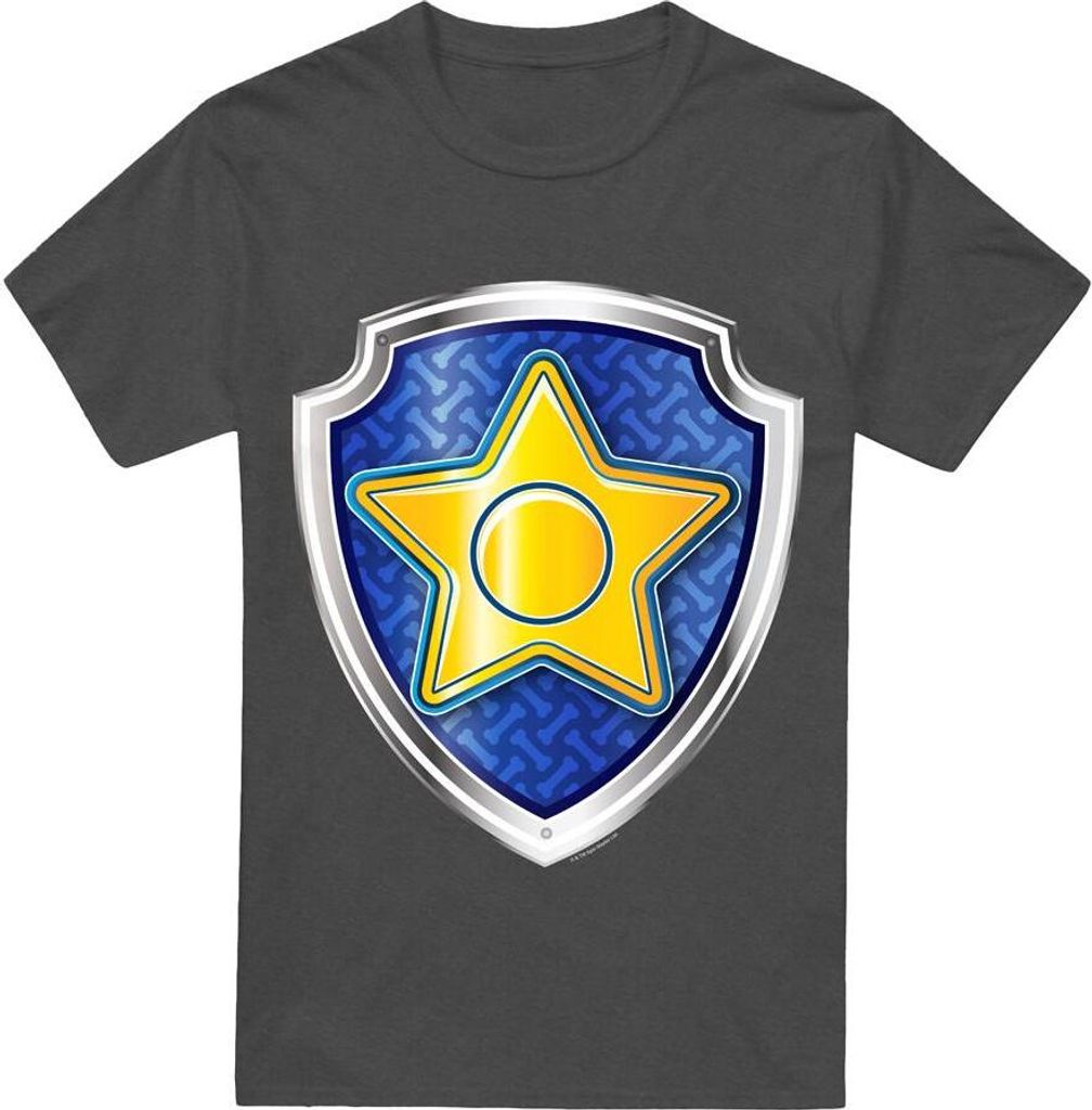 Paw Patrol - T-Shirt für Herren/Damen Uni TV18398 (M) (Holzkohle)