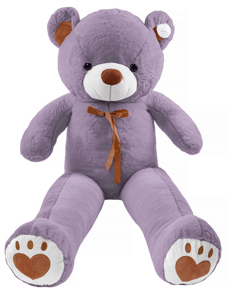 Gustaw Teddybär Groß XXL Valor (Grau, 90cm) - Plüschbär, Kuschelbär XXL Plüschtier, Spielgefährte und Deko in einem - Stofftier, Giant Teddy...