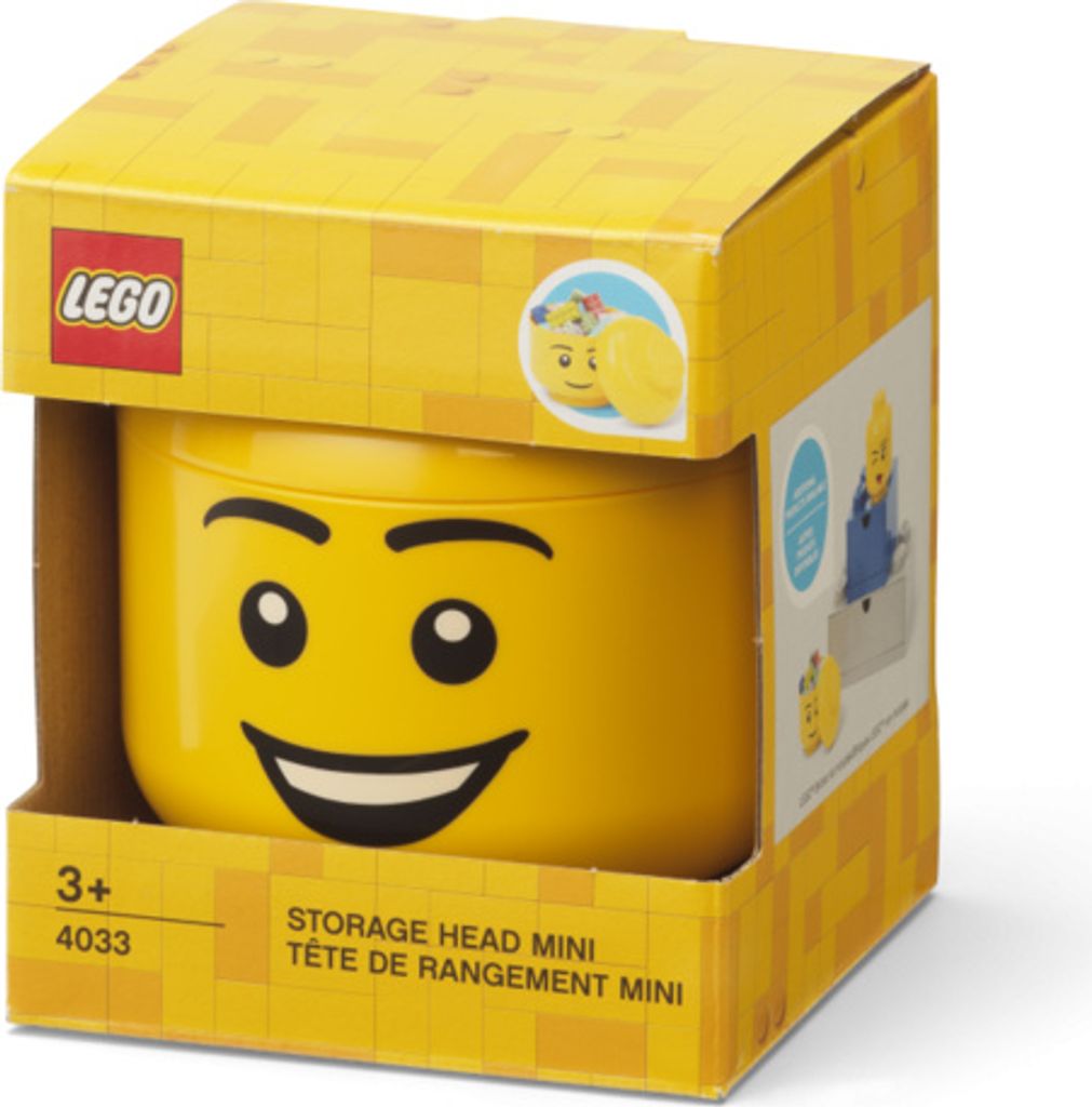LEGO Mini Aufbewahrungsbox Junge gelb Lizenzprodukt Produktbild 