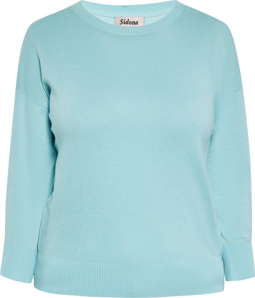 SIDONA damen pullover - wasser, L
