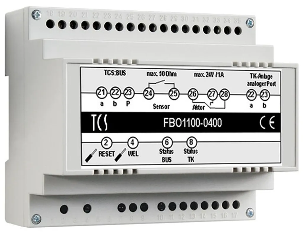 Reliez votre interphone au téléphone avec l'interface TCS FBO1110-0400