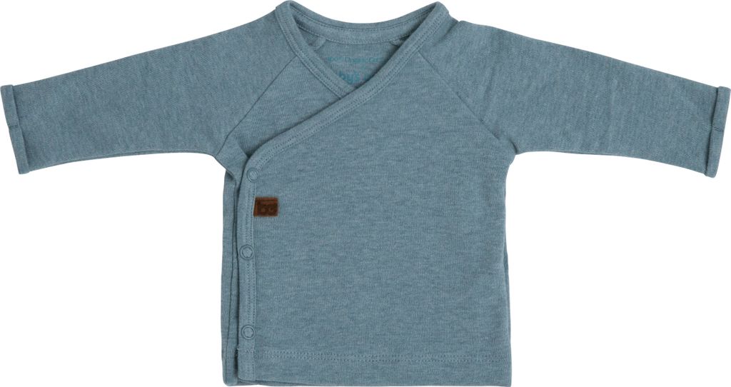 Baby's Only Baby Wickelpullover Melange - Stonegreen - 44 - 100% Baumwolle