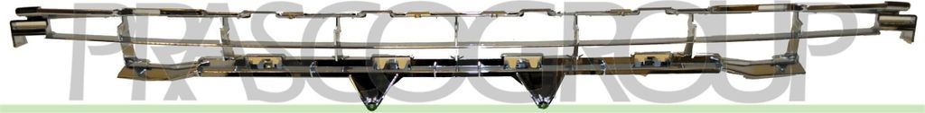 PRASCO Lüftungsgitter Grill Stoßfänger passend für PEUGEOT 207 (WA, WC)