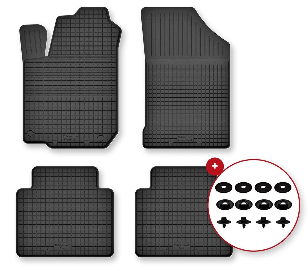 Dywaniki gumowe do Renault Clio II 1998-2005 (hatchback) – Zdjęcie produktu 
