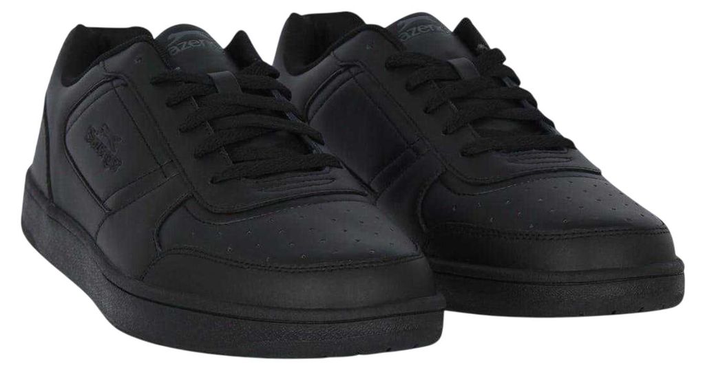 Slazenger - "Tower" Sneaker für Herren, Leder, niedrig geschnitten GT15770 (44 EU) (Schwarz)